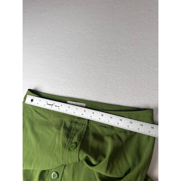 NWT Everlane Japanese goweave swing skirt women’s 10 fig leaf - Picture 12 of 13